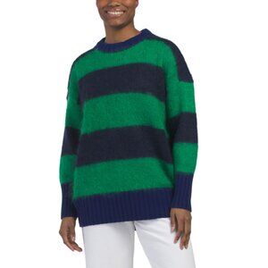 NO NAME marine Fuzzy Wuzzy Cashmere Crew Neck Pull Over Sweater